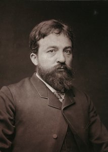 艺术和传记专辑，第5年，沙龙1885年; Pierre Fritel（1853-1942）的肖像，法国画家，雕塑家和雕刻师