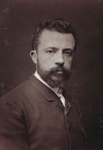艺术和传记专辑，第5年，沙龙1885年;比利时画家Evariste Carpentier（1845-1922）的肖像