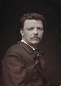 艺术和传记专辑，第6年，沙龙1885年;法国画家EugèneCarrière（1849-1906）的肖像