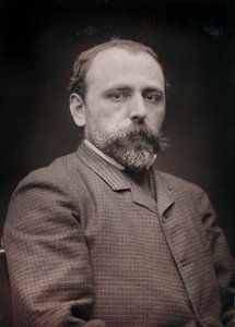 艺术和传记专辑，第6年，沙龙1885年;画家Edouard Jean Dambourgez（1844-1931）的肖像