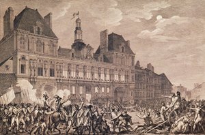 Robespierre，Saint-Just，Couthon和Hanriot在巴黎的Hotel-de-Ville避难，9年的Thermidor（1794年7月27日）1800