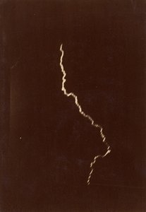 [雷雨中的螺旋状闪电]，1886年5月12日。 作者 查尔斯·穆塞特