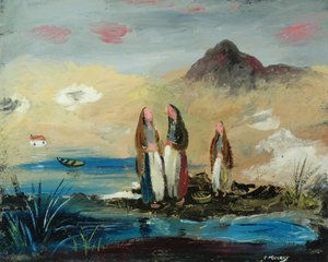 晨雾（布面油画） 作者 查尔斯·默里
