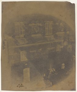 1852年Saint-Gilles du Gard罗马风格房屋外立面的下半部分（calotype（蜡纸底片）） 作者 查尔斯·内格雷