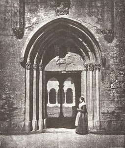 Portail Saint-Trophime, Entrée Du Cloître, Arles, Église Métropolitaine de Saint-Trophime, ..., 1852. 作者 查尔斯·内格雷