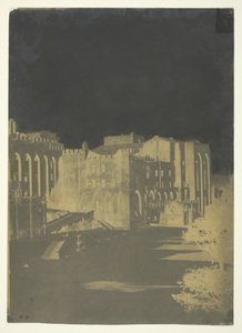 教皇的宫殿，阿维尼翁，约1851年。 作者 查尔斯·内格雷