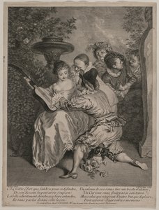 The Romancer，1727年。 作者 查尔斯·尼古拉斯·科钦