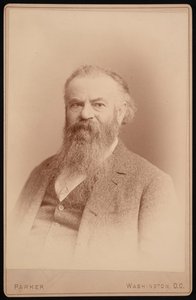约翰-韦斯利-鲍威尔1834-1902年的画像，1885年。