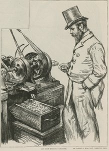 皇家铸币厂的边缘轧制机 作者 Charles Paul Renouard