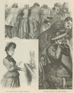 在Opera Comique听音乐 作者 Charles Paul Renouard