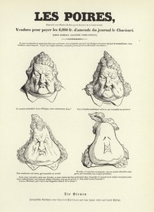 法国国王Louis Philippe I的漫画