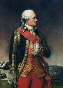 让·巴蒂斯特·德·维米尔（Jean-Baptiste de Vimeur）（1725-1807年）罗尚博伯爵（布面油画） 作者 查尔斯·菲利普·拉里维埃