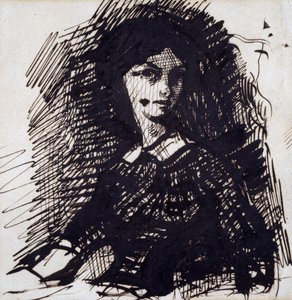 珍妮·杜瓦尔（Jeanne Duval）的肖像，十九世纪中叶