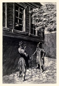 他们是从罗伯特·路易斯·史蒂文森（1850-1894）的“杰基尔博士和海德先生的奇怪案例”中看到的，查尔斯·雷蒙德·麦考利（1871-1934）插图