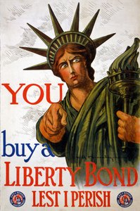 你买自由债券，1917年