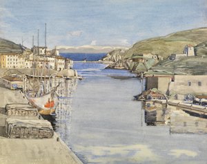 南方港口（纸上水彩画） 作者 查尔斯·雷尼·麦金托什