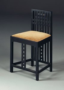 餐边柜，c.1905 - 10（黑檀木） 作者 查尔斯·雷尼·麦金托什