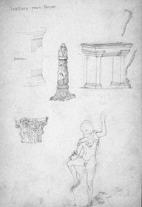 1891年庞培的草图 作者 查尔斯·雷尼·麦金托什