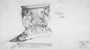 桌腿，1891年 作者 查尔斯·雷尼·麦金托什