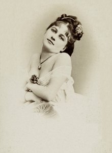 女演员 Henriette Victoire Drouard（1851-1923 年）的肖像。