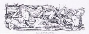 春天，来自1893年的艺术杂志，卡塞尔公司，1893年 作者 查尔斯·里基茨