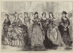 Marlborough House的化装舞会，女装
