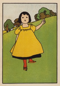 婴孩和小鸟》插图（彩色印刷版） 作者 查尔斯·罗宾逊