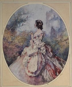 音乐，约1920年（水彩） 作者 查尔斯·罗宾逊