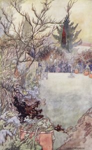 Our Sentimental Garden: The Holly Tree (colour litho) 作者 查尔斯·罗宾逊