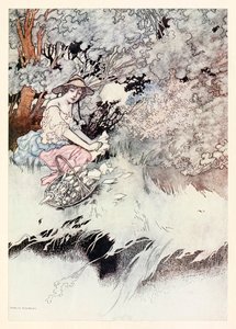 威廉-莎士比亚《歌曲与十四行诗》中 "情人的抱怨 "中的 "撕破纸张，折断戒指"。 作者 查尔斯·罗宾逊