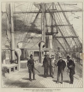 威尔士亲王的印度之旅，塞拉皮斯的四分之一甲板 作者 Sir John Charles Robinson