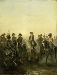 拿破仑与他的参谋部 作者 Charles Rochussen