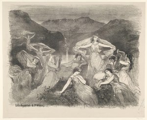 芭蕾舞剧《Zélie》或《魔法面纱》中的场景 在阿姆斯特丹 Stadsschouwburg 演出的芭蕾舞剧和戏剧的公告（系列名称） 作者 迪佩林克公司