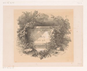 风景墙上的标题
扉页：雅克-科林-德-普兰茜，《La Reine Berthe au grand pied》，1842 年 作者 查尔斯·罗森（Charles Rochussen）