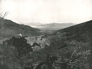 1895年，美国盐湖城从Circle Point出发的犹他湖。