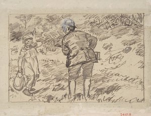 A Reproof, 1870-1891. 作者 查尔斯·塞缪尔·基恩