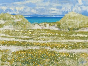 哈里斯一瞥，2014 年（布面油画） 作者 查尔斯·辛普森