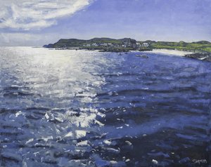 艾奥纳之光，2017（布面油画） 作者 查尔斯·辛普森