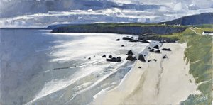 三乡湾，2011 年（布面油画） 作者 查尔斯·辛普森