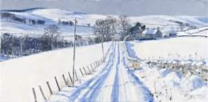 雪，纽荷尔，2010 年（布面油画） 作者 查尔斯·辛普森
