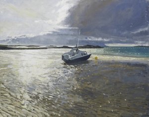 暴风雨来临，2017（布面油画） 作者 查尔斯·辛普森