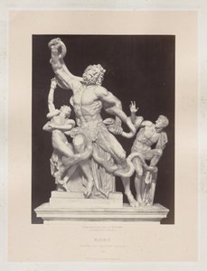 罗马：梵蒂冈Laocoon集团，c。 1860年。