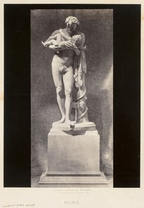 西勒努斯抱着孩子狄俄尼索斯，卢浮宫，巴黎，c。 1860年代。