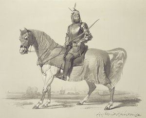 Panjab：Rajah Lal Sing，来自&39;Recollections of India&39;的第13页，由Auguste Francois Laby（1784-1860）雕刻1847年