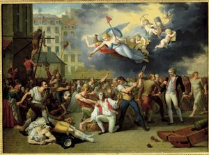 1789年7月14日，侯爵皮莱蓬特大屠杀 作者 查尔斯·戴维宁