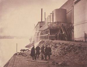 附件外的水箱，巴黎世界博览会，1855年。