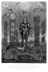 奥利弗·克伦威尔（Oliver Cromwell），英国士兵和政治家，1816年。 作者 查尔斯·特纳