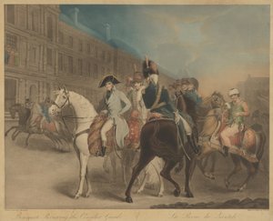 波拿巴检阅领事卫队(La Revue du Quintidi) 作者 Charles Turner after John James Masquerier