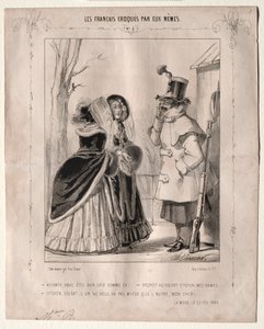 法国人自己画画：子爵，你真丑！...，1840年。 作者 查尔斯·韦尼尔