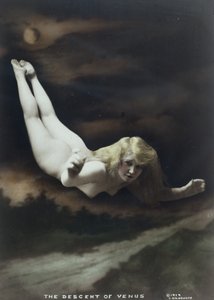 金星的下降，c.1917（手工彩色明胶银印）